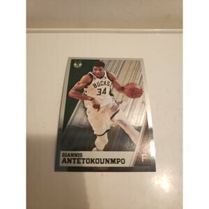 Giannis Antetokounmpo 2018-2019 Panini Sticker #151 - Silver - European Italy